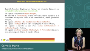 L’international à l’UTC