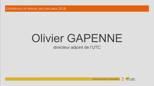 Remise des diplômes 2018 – Doctorat, HDR, GI