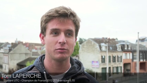 Tom Laperche - utécéen et champion de voile