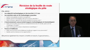 La nouvelle feuille de route stratégique de pôle de compétitivité i-Trans