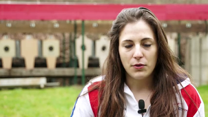 Fanny Batier, utécéenne et championne de tir au pistolet