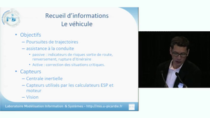 Recueil d’information et planification pour les transports
